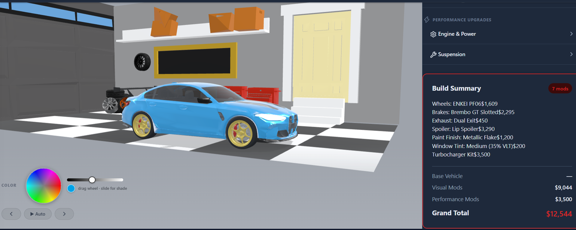 RideInsight 3D builder